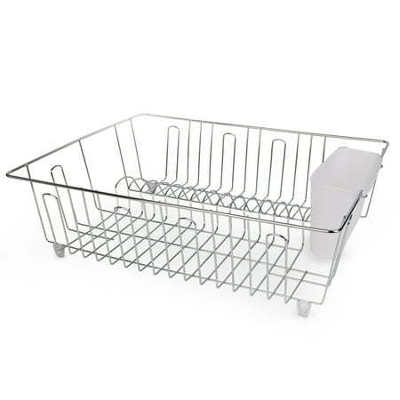 lot 30655 image: Mainstays Steel Metal Frame Rust Resistant Dish Rack