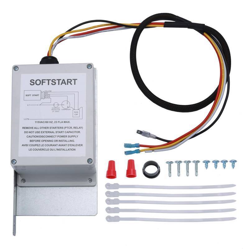 lot 32742 image: KALANBAY 1497-3601 AC Capacitor Soft Start Control Kit for Coleman-Mach 450XX 452XX 470XX 472XX 480XX 482XX Series,RV Air Conditioning Auxiliary Starter,Reduce The Starting Current of The Compressor