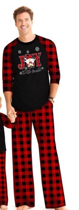 lot 32824 image: Christmas Pajamas Matching Set -Mens S