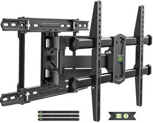 lot 15843 image: USX MOUNT UL Listed TV Wall Mount for 42-84 TVs up to 110lbs and 8-24 Wood Studs, TV Mount with Tilt, Swivel & Extension, Wall Mounts Bracket with Dual Articulating Arms, Max VESA 600x400mm - Retail $66