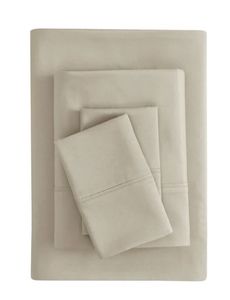lot 33417 image: Mainstays Super Soft Brushed Microfiber Bed Sheet Set, Washed Tan, Queen, 4 Piece