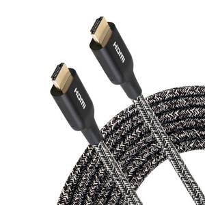lot 34691 image: Philips 10 Elite Premium High-Speed HDMI Cable with Ethernet, 4K60Hz - Braided Male-to-Male AV Cord