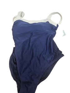 lot 34693 image: Shade & Shore Navy Blue One-Piece Swimsuit -Size L