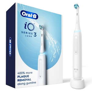 lot 34703 image: Oral-B Toothbrush  iO3 Luxe Electric Toothbrush (1) and (1) Charger for Children & Adults 3 (No Brushes) - Retail $90