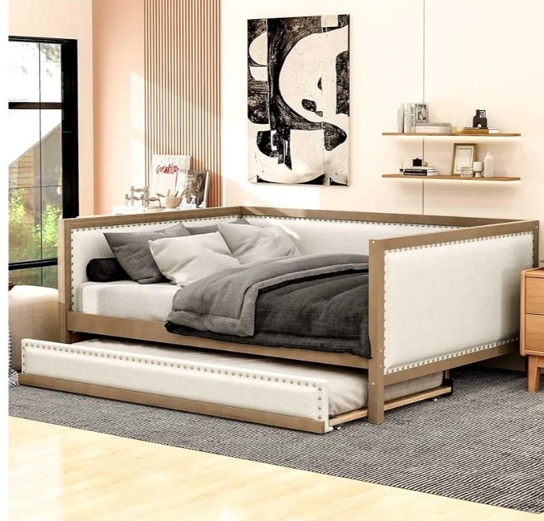 lot 15356 image: DERCASS Full Size Daybed with Trundle - Retail $348