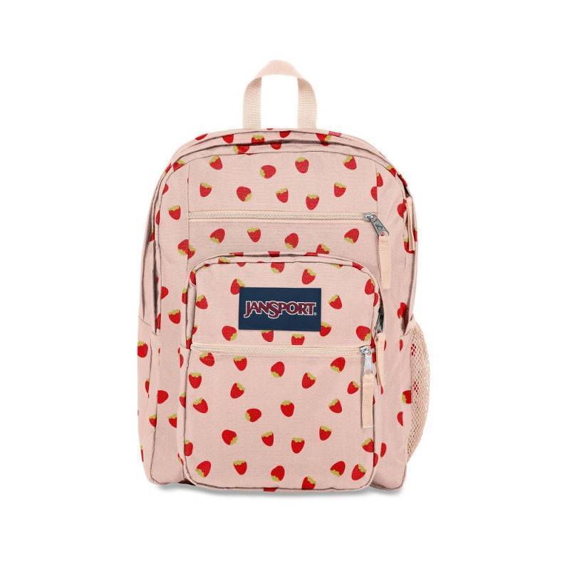 lot 6854 image: JanSport Big Student 17.5 Backpack - Strawberry Shower - Retail $55