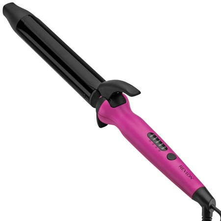 lot 15035 image: Revlon Easy Heat Precision Curling Iron - 1 14 Ceramic Hair Styler for All Types, Electric Heater, Five Settings