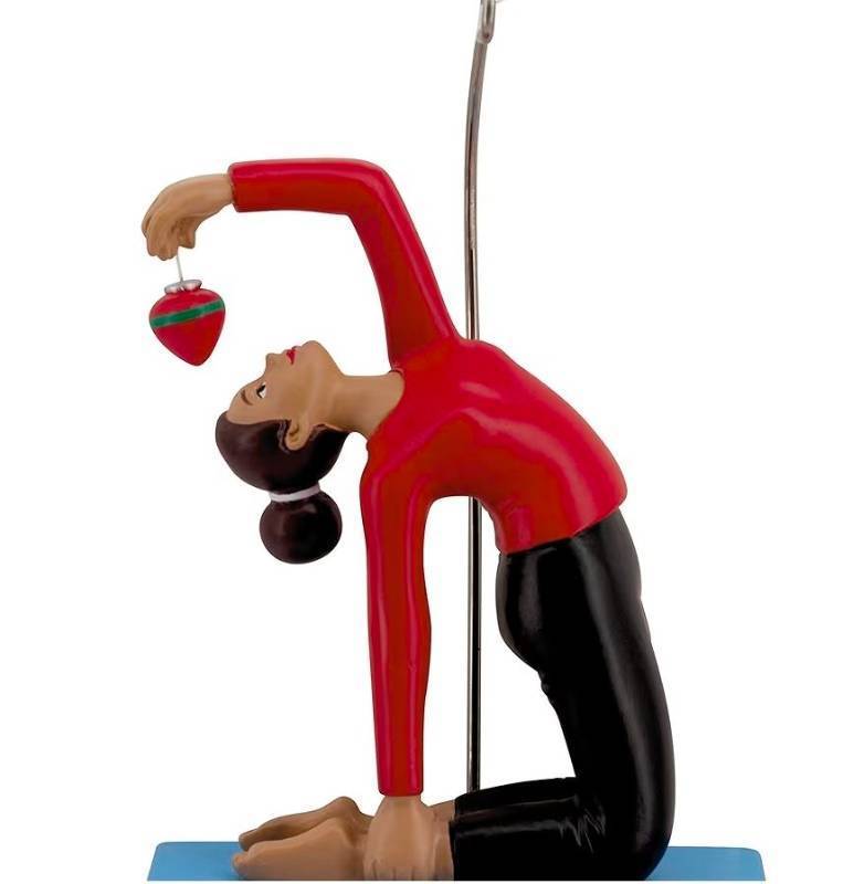 lot 32766 image: 2 Count of Hallmark Ice Skater Christmas Ornament