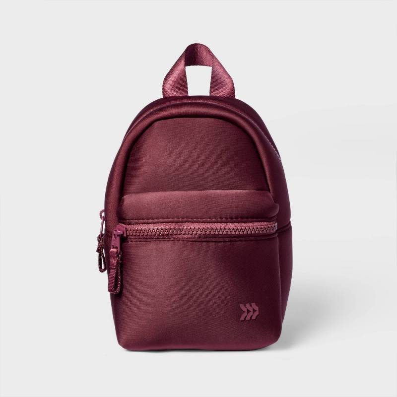 lot 15404 image: Neoprene Mini Backpack - All In Motion - Maroon