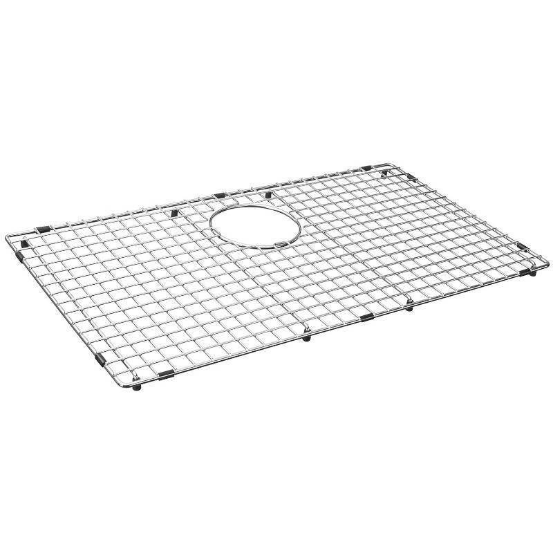 lot 15480 image: Serene Valley Sink Bottom Grid 29-12 x 16-12, Rear Drain with Corner Radius 316, Sink Grids Stainless Steel NDG3017R - Retail $53