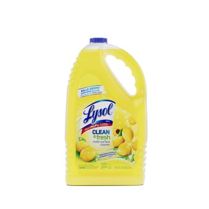 lot 15873 image: Lysol Clean & Fresh Multi-Surface Cleaner, Sparkling Lemon & Sunflower Essence (144Fl.oz)