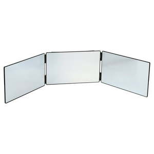 lot 34749 image: SELF-CUT System 4.0 Portable Mini Travel Three Way Mirror for Perfect Self Grooming & Hair Cuts