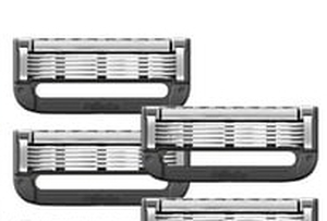 lot 34769 image: Gillette Labs Razor Blade Refills  Compatible with Exfoliating Bar & Heated Razor 3 Refills