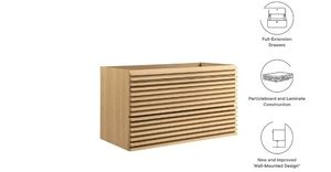 Modway Render Durable Bathroom Vanity, MDF Wood  - Retail: $303