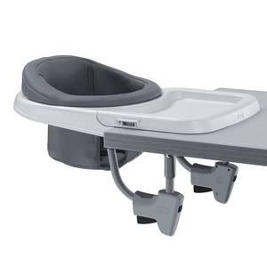 lot 35493 image: Chicco FastLock 360 Hook-On High Chair - Charcoal - Retail $88