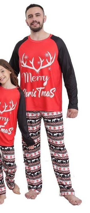 lot 31043 image: Christmas Pajama Set- Mens Small