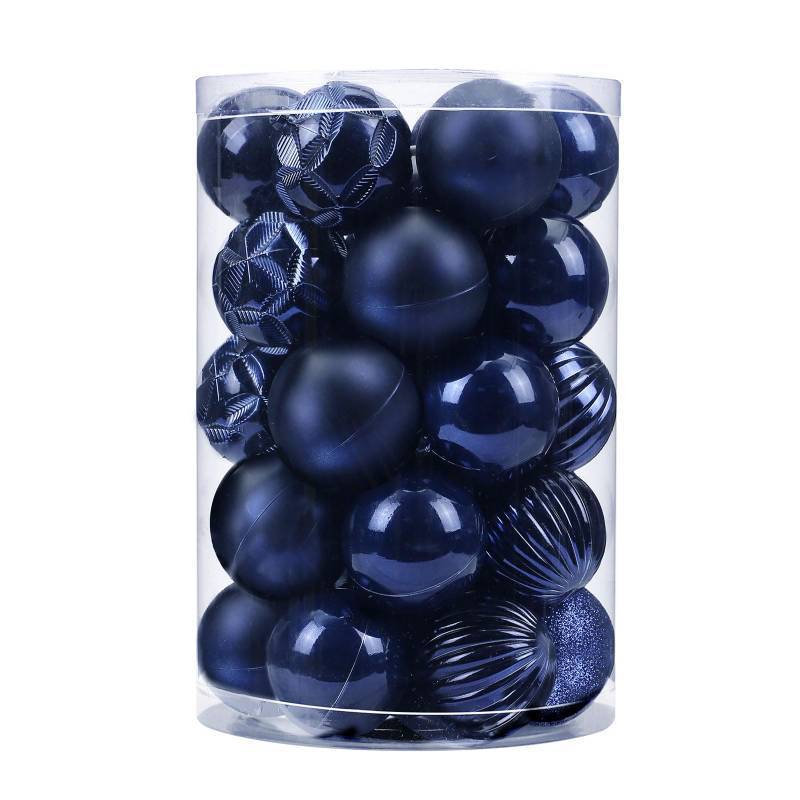 lot 7434 image: 3 Count of 34ct Christmas Ball Mini Ornaments