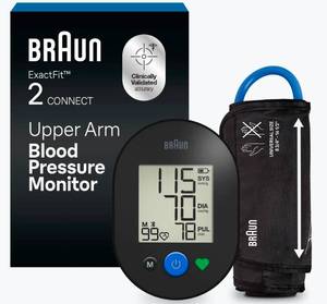 lot 34789 image: Braun ExactFit 2 Connected Upper Arm Blood Pressure Monitor, Blood Pressure Monitors For Home Use