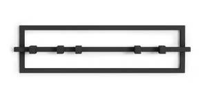 lot 15886 image: Umbra Cubiko 5-Hook Rack, Black (21x6x2.5)