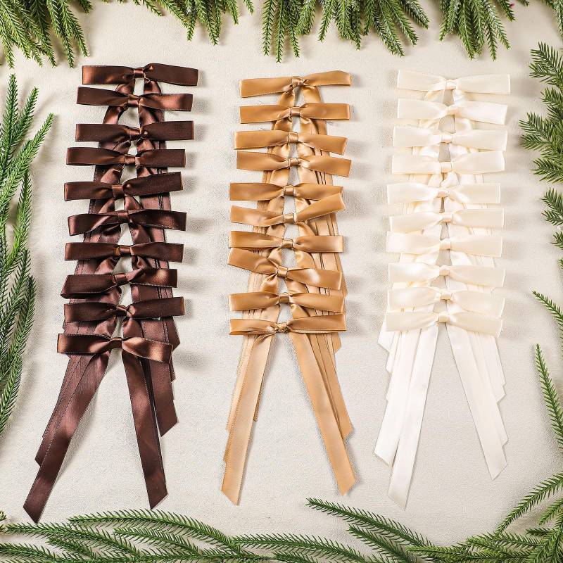 lot 31088 image: 30 Pcs Christmas Tree Bows