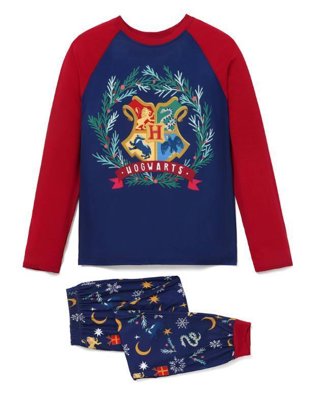 lot 31126 image: Harry Potter Christmas  Pajamas Set -Mens L