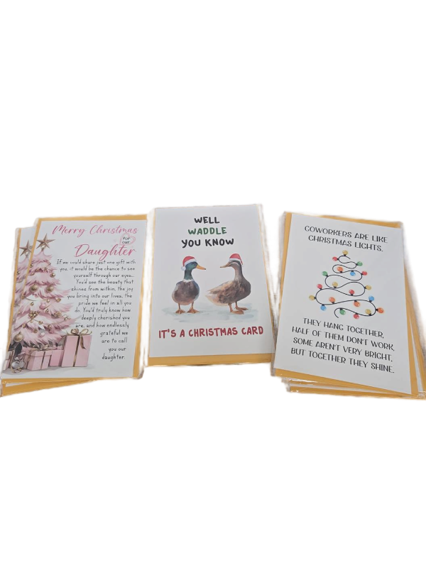 lot 34104 image: Christmas Greeting Cards Set of 7