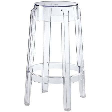 lot 30825 image: Clear Casper Counter Stool - Retail $106