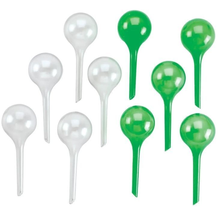 lot 33151 image: Plastic Plant Watering Bulbs, Set of 12