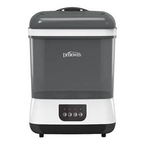 lot 35528 image: Dr. Browns All-in-One Sterilizer & Dryer for Baby Bottles and Newborn Essentials Plastic, Gray, Sterilization Devices - Retail $120