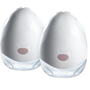 lot 33548 image: Tommee Tippee Double Electric Wearable Breast Pump, Hands-Free, in-Bra Breastfeeding Pump - Retail $299