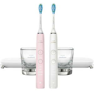 lot 33556 image: Philips Sonicare DiamondClean Connected Rechargeable Electric Toothbrush  2-pack - Retail $199