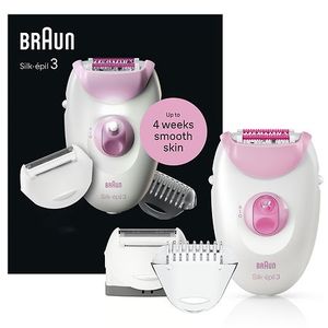 lot 34816 image: Braun Silk-epil 3 3-270 Epilator for Women for Long-Lasting Hair Removal - Retail $102