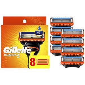 lot 34833 image: Gillette Fusion5 Razor Blade Refill  Manual Razor Men 8 count