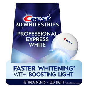 lot 34846 image: Crest 3DWhitestrips Professional Express Teeth Whitening Kit with Light 11 Count - Retail $60