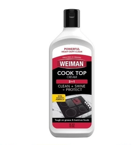 lot 35561 image: 6 units Weiman Cooktop Cleaner and Polish Cream for Glass, Ceramic and Induction Surfaces -15 oz, Unscented
