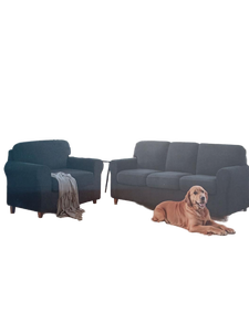 lot 35568 image: 1 piece stretch sofa slipcover