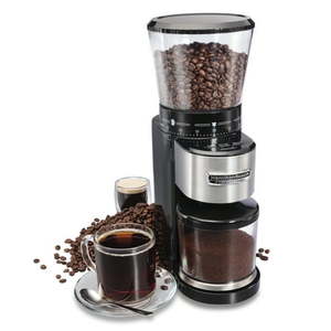 lot 35569 image: Hamilton Beach Professional Conical Burr Grinder - Retail $180