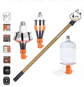 lot 35521 image: 12ft Telescopic Light Bulb Changer Pole (POLE ONLY)