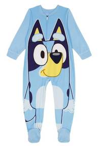 lot 34868 image: Bluey Toddler One Piece Sleeper with Long Sleeves, Sizes 5T