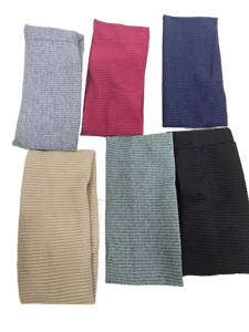 lot 34877 image: Wide Headbands for Women Non Slip Ribbed Headband Boho Head Bands Thick Hairbands Workout Outdoor Yoga Sports Hair Accessories