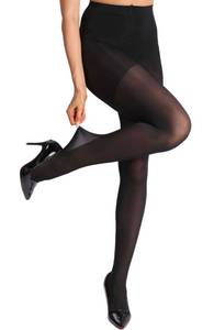lot 34885 image: Indestructible Black Tights for Women, Rip Resistant Durability Tummy Control Top Pantyhose 40D Sheer Stockings