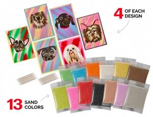 lot 34887 image: ArtiSands Color With Sand - Dog Portraits