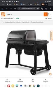 Traeger Woodridge Wi-Fi Pellet Grill and Smoker in Black (See Details) - Retail: $900