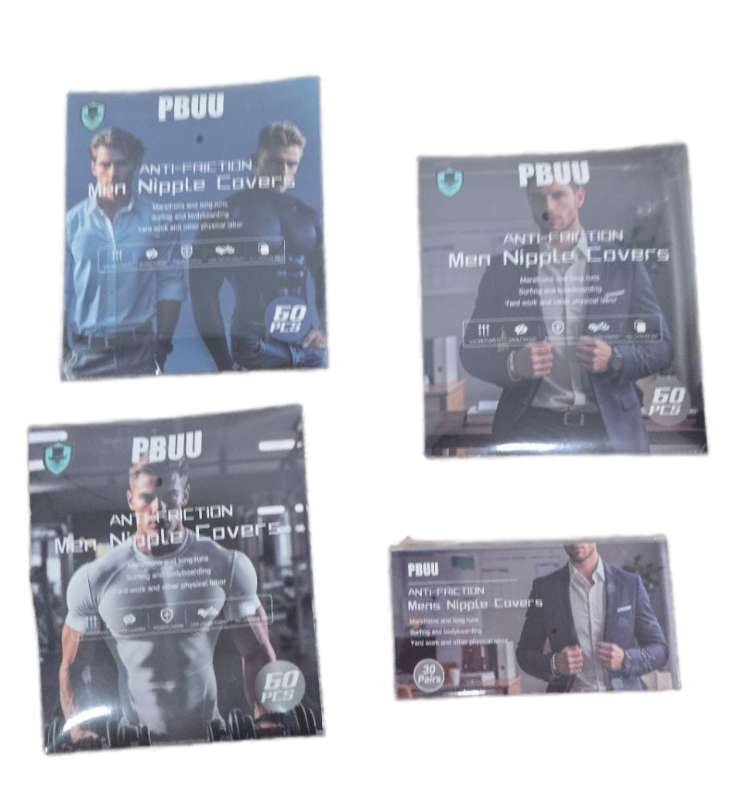 lot 9849 image: PBUU Anti-Friction Mens Nipple Covers - 210 Pairs, 4 Sets