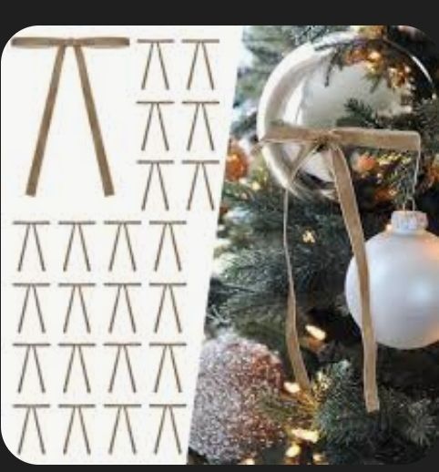 lot 16358 image: Wedding Decoration (White) Yuxung 24 Pcs Christmas Tree Decor