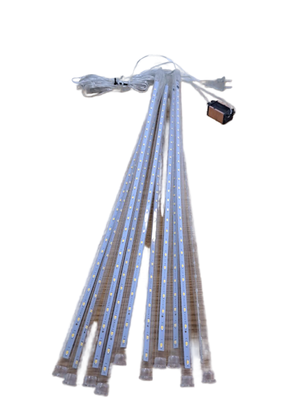 lot 33175 image: LED Meteor Lights -10 Tubes