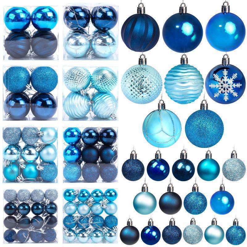 lot 34192 image: 100PCS Shatterproof Christmas Ornament Ball Set
