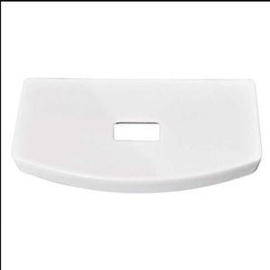 lot 33579 image: American Standard H2Option Tank Cover White  - Retail $62