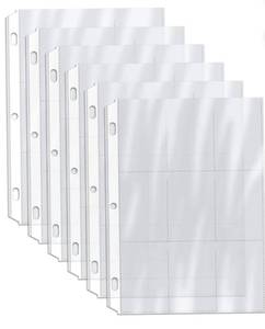 lot 33589 image: Clear Plastic Binder Trading Card Sleeve Large Bundle  (Stock Pic Different)