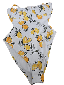 lot 34952 image: Citrus Print One-Piece Swimsuit -Size M